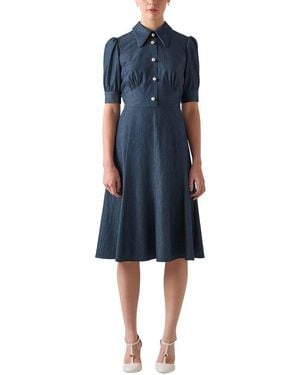 LK Bennett Esme Dress - Blue