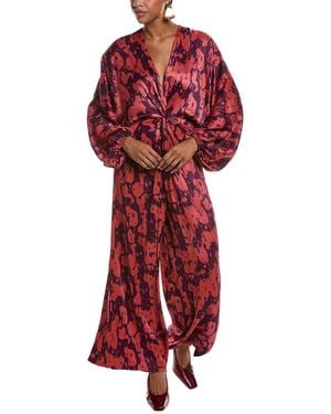 Diane von Furstenberg Kason Jumpsuit - Red