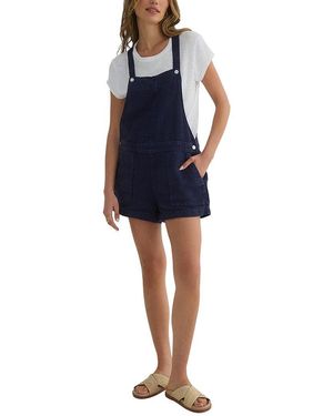 Bella Dahl Button Side Linen Shortall - Blue