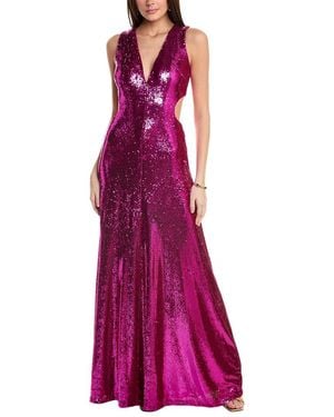 Halston Natalia Gown - Purple