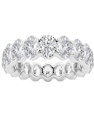 Lab Grown Diamonds Platinum 4.95 Ct. Tw. Lab-Grown Diamond Eternity Ring - White