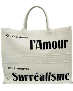 Dior Leather Tote (Authentic Pre-Loved) - Natural