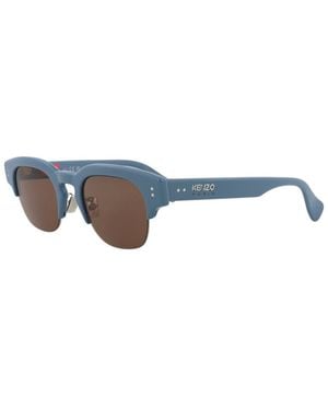 KENZO 49Mm Polarized Sunglasses - Blue