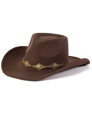 San Diego Hat Pinch Crown Cowboy Hat - Brown