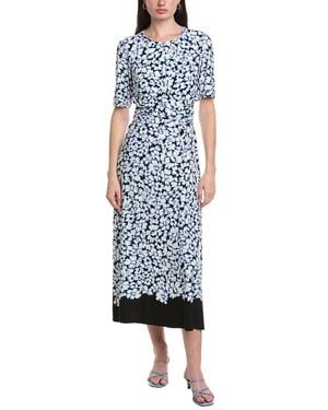 Vince Camuto Cross Over Maxi Dress - Blue