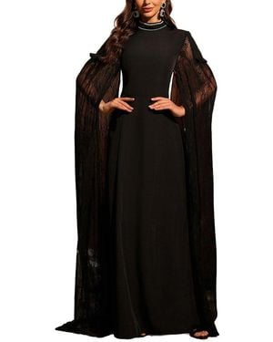 VIBI Solid Maxi Dress - Black