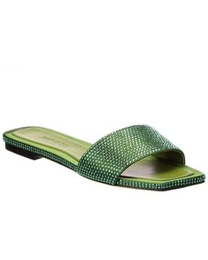 Jimmy Choo Clovis Satin Sandal - Green