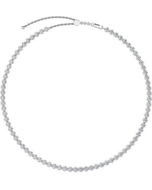 Lab Grown Diamonds 14K 11.00 Ct. Tw. Lab-Grown Diamond Necklace - Natural