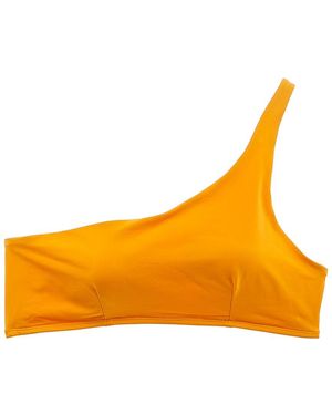 Andie The Wynwood Top One Shoulder - Orange