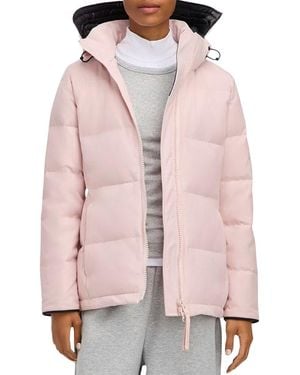 Canada Goose Chelsea Parka Label Slim Fit Parka - Pink