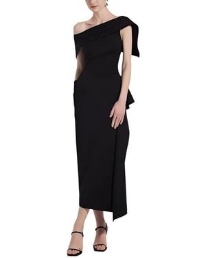 Amanda Royal Midi Dress - Black