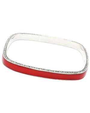 Samuel B. Coral Bangle - White