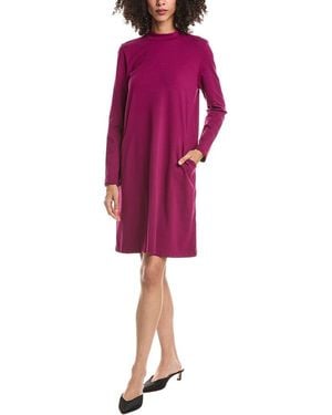 Eileen Fisher Mock Neck Dress - Red