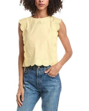 ANNA KAY Embroidery Top - Blue