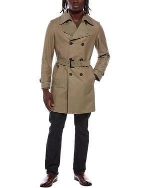 Canali Trench Coat - Natural