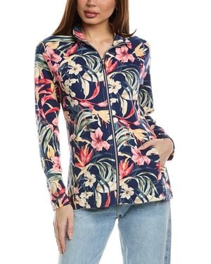 Tommy Bahama Aruba Flora Amora Full Zip Jacket - Blue