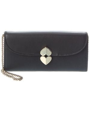 Kate Spade Lula Leather Crossbody Wallet - Grey