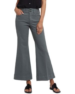 NYDJ Mia Sage Leaf Palazzo Jean - Blue
