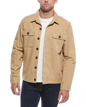 Scotch & Soda Canvas Trucker Jacket - Natural
