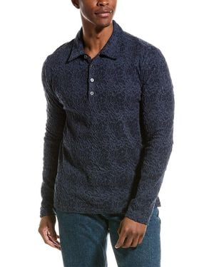 John Varvatos Newport Easy Fit Polo Shirt - Blue