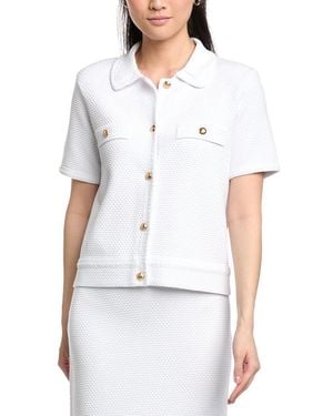 St. John Knit Cardigan - White