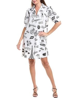 Joseph Ribkoff A-Line Dress - White