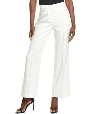 Tahari Wide Leg Trouser - White