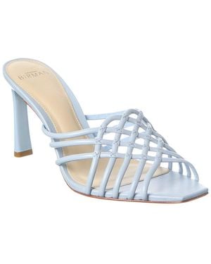 Alexandre Birman Linda Tresse Leather Sandal - Blue