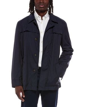 Canali Solid Jacket - Blue