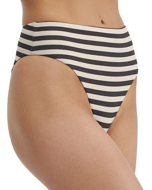 Au Naturel by Gottex Golden Hour Tyra High Leg High Waist Bottom - Brown