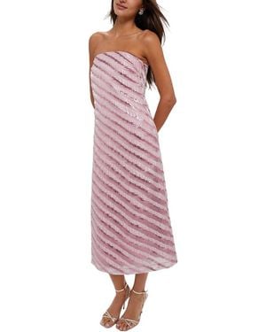 Hyacinth House Milan Midi Dress - Pink