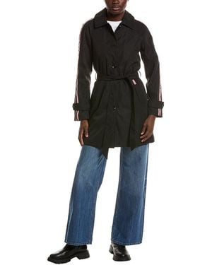 HUNTER Medium Trench Coat - Black