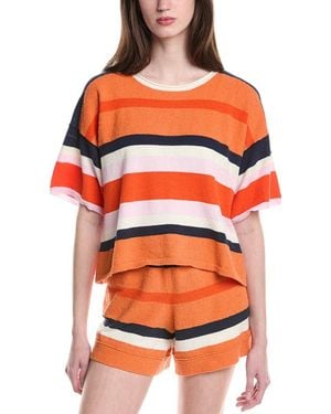 Electric and Rose Boxy Top - Orange