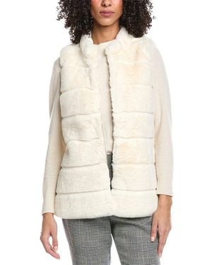 La Fiorentina Plush Vest - Natural