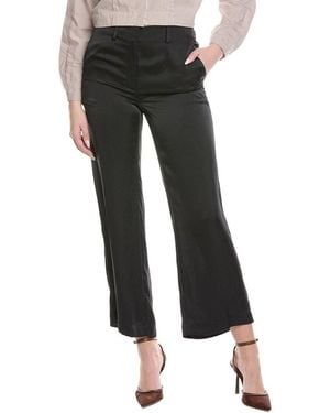 Theory Satin Classic Pant - Blue