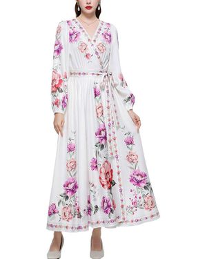 Vincent Midi Dress - White