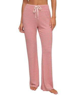 Z Supply In The Clouds Stripe Pant - Pink