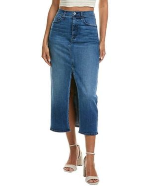 Rag & Bone Claire Midi Skirt - Blue