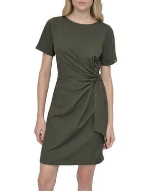 DKNY Wrap Dress - Green