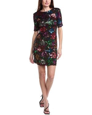 Joseph Ribkoff Sequin Mini Dress - Black