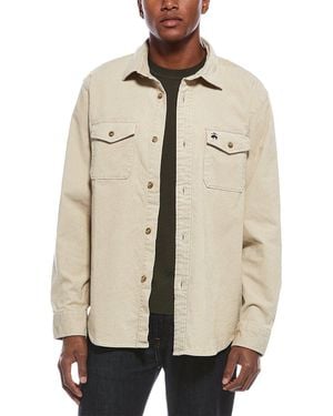 Brooks Brothers Corduroy Shirt Jacket - Natural