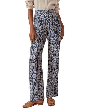 J.McLaughlin Asa Silk-Blend Pant - Blue