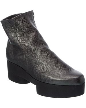 Arche Sixizz Leather Platform Bootie - Black