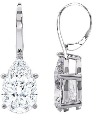 Lab Grown Diamonds 14K 7.00 Ct. Tw. Lab-Grown Diamond Earrings - White