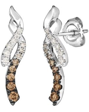 Le Vian Le Vian Platinum 0.44 Ct. Tw. Diamond Earrings - White
