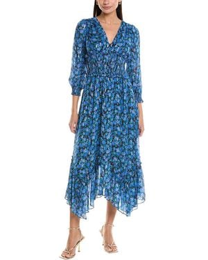 Shoshanna Savannah Maxi Dress - Blue