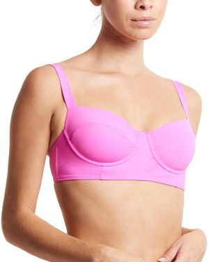 Hanky Panky Swim Balconette Bikini Top - Purple
