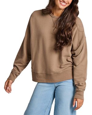 Life Is Good. Terry Boxy Crew Pullover - Multicolour