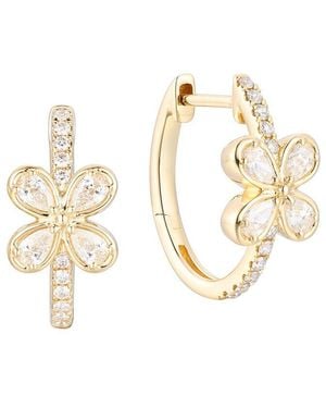 Gregg Ruth 14K 0.61 Ct. Tw. Diamond Earring - Metallic