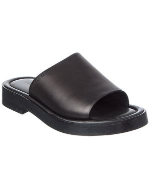 Ferragamo Girby Leather Slides in Black for Men | Lyst display picture 3